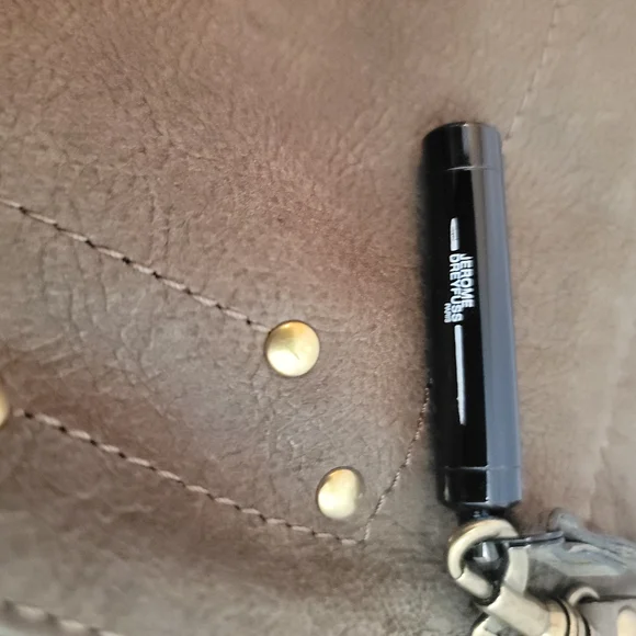 Jerome Dreyfuss Jacques Olive Green Leather Top Handle Adjustable Shoulder Strap - Picture 11 of 16